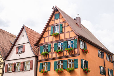 Low angle view of building against sky