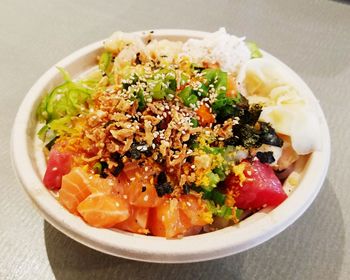 Close-up of salad in bowl