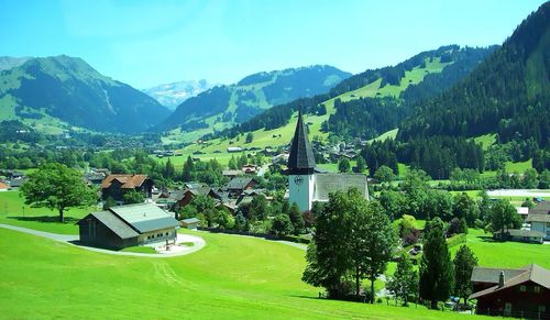 Scenic view of mountains