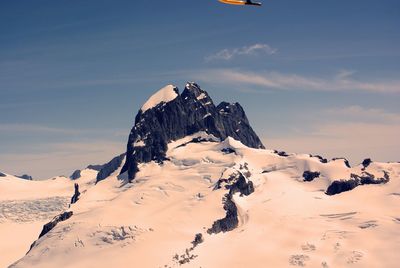 Flight seeing tour over juneau,  ak.