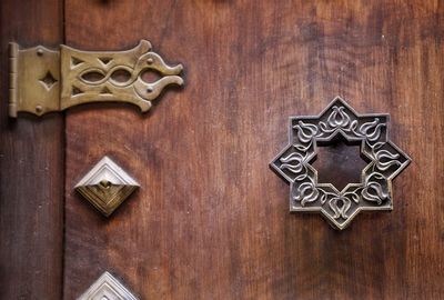 Close-up of door knocker