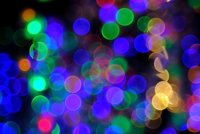 Defocused image of lights at night