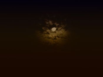 Scenic view of moon at night