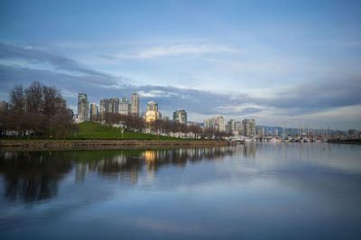 City at waterfront