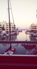 Boats in calm sea