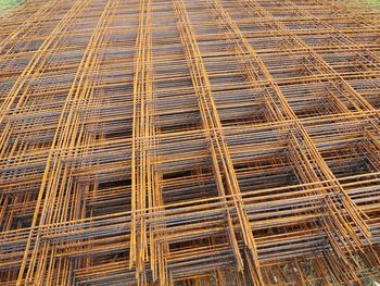 Full frame shot of yellow construction site