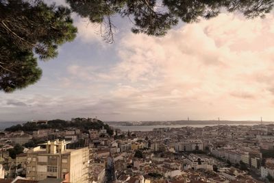 View of cityscape against sky