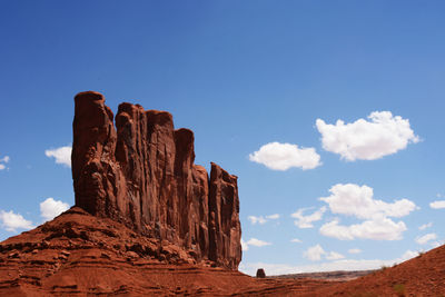 Rock formations in a desert