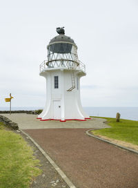 The cape reinga lighthouse at the north island in new zealand