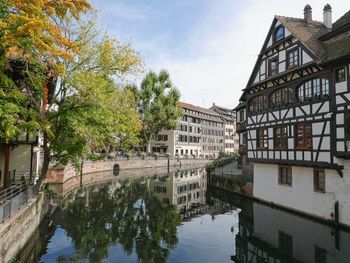 Canal  houses in strasbourg, france