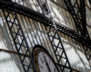 Cropped image of clock on wall