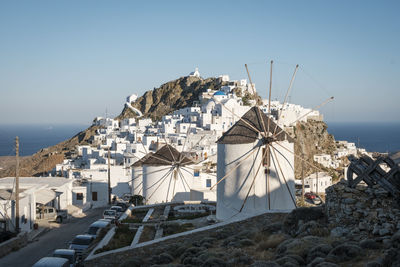 The capital of serifos at sunset