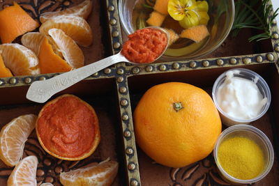 Fruits in plate