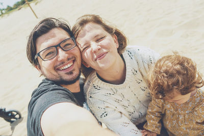 Portrait of a smiling young couple