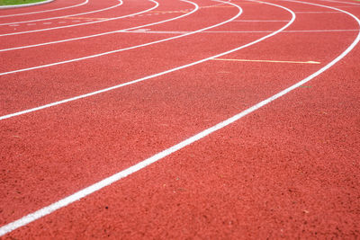 Running tracks at stadium