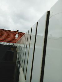 Roof of building against sky