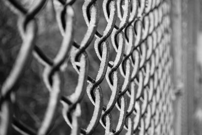 Close-up of chainlink fence