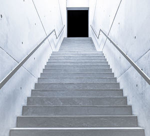 Low angle view of staircase in building