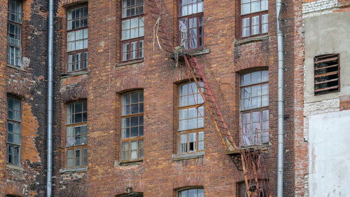 Low angle view of residential building