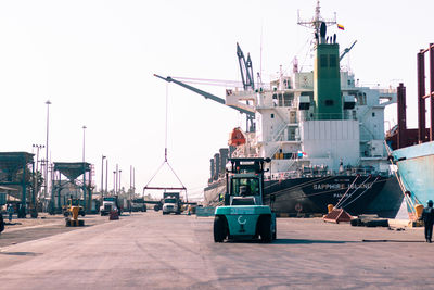 View of commercial dock