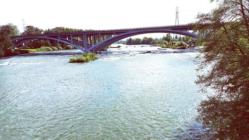 View of bridge with trees in background