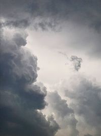 Low angle view of clouds in sky