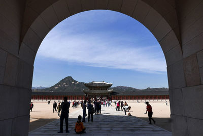 Tourists at forbidden city