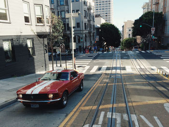 View of buildings in city