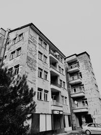 Low angle view of building against sky