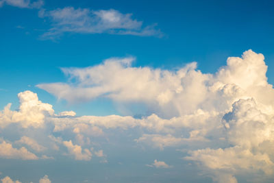 Low angle view of clouds in sky