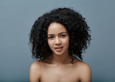Portrait of young woman