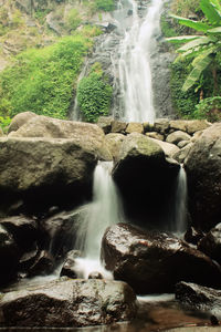 View of waterfall