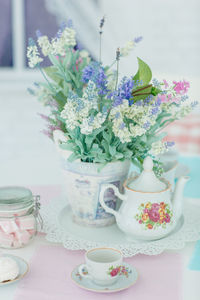 Close-up of potted plant on table