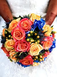 Close-up of multi colored flowers