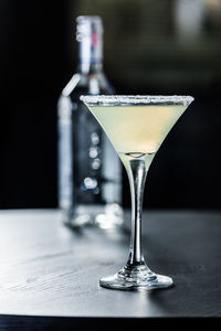 Close-up of drink on table