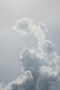 Low angle view of clouds in sky