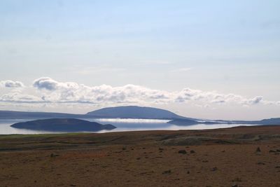 Scenic view of landscape against sky