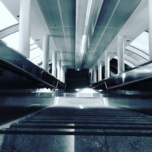 View of staircase in building