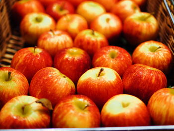 Full frame shot of fruits for sale in market