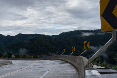 Low angle view of road sign