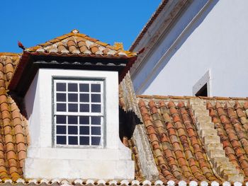 Low angle view of building against sky