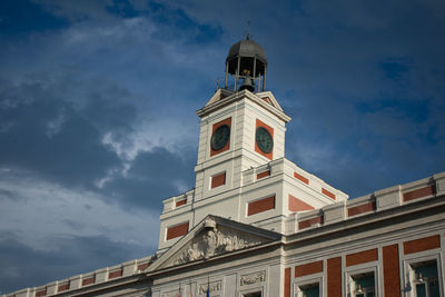 Low angle view of building against sky