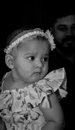 Portrait of cute baby girl