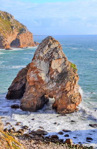  view of rock formation on coastline