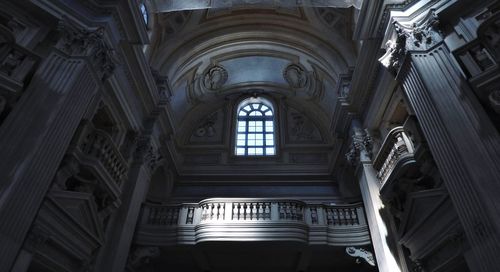 Low angle view of historical building