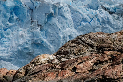 Scenic view of rock formations