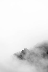 Scenic view of mountain against sky