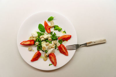 Close-up of salad in plate
