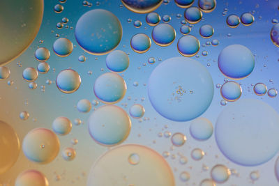 Full frame shot of water drops