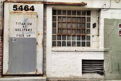 Exterior of old building